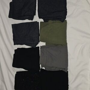 Cat & Jack Girls M (8) Leggings Bundle Of 8